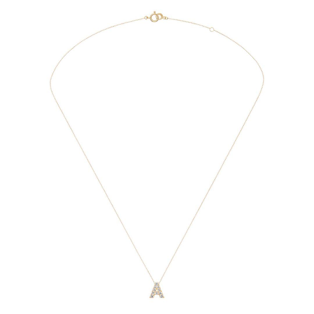 販売証明書付き アーカー プルミエトワール イニシャル （Ａ） ネックレス