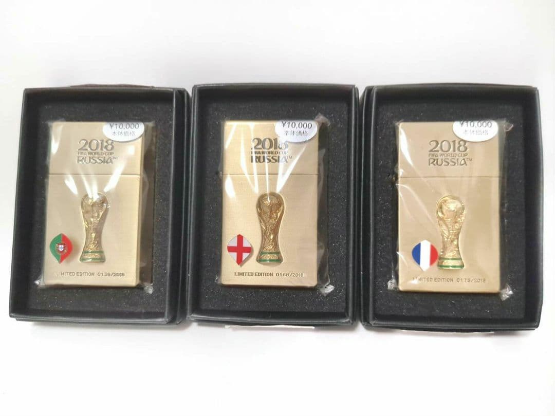 【定価3万円】新品 2018 FIFAワールドカップ オイルライター 3セット