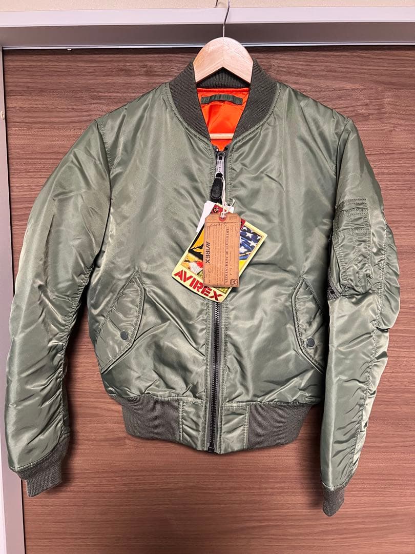 AVIREX MA-1 フライトジャケット Mサイズ オリーブ