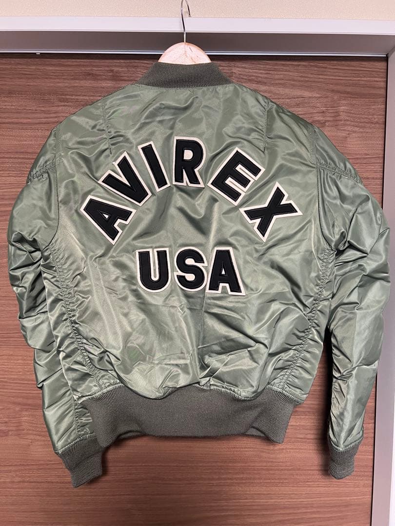 AVIREX MA-1 フライトジャケット Mサイズ オリーブ