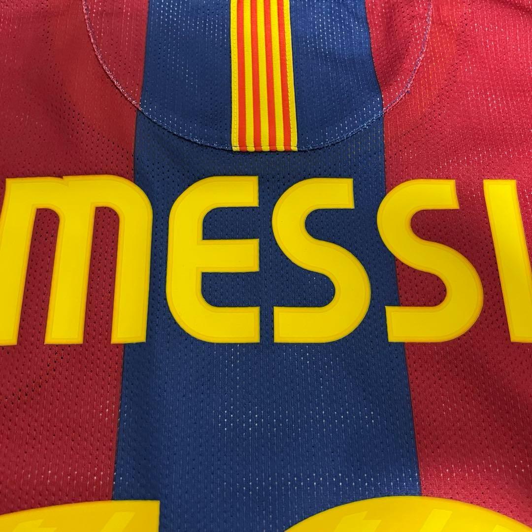 【正規品　選手支給モデル】メッシ　バルセロナユニフォーム　10/11　タグつき