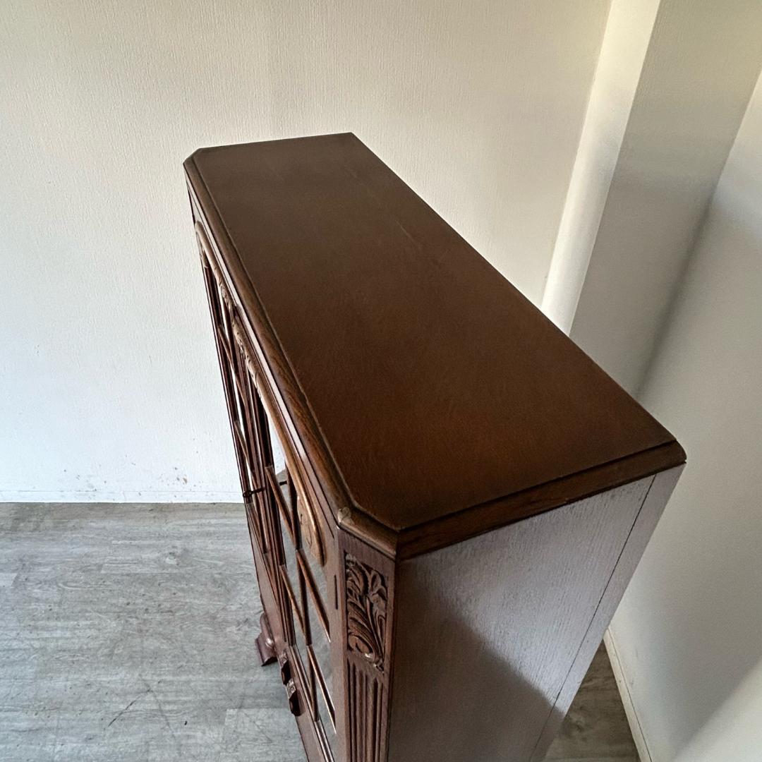 イギリス アンティーク　家具 ブックケース キャビネット 1930年頃 487A