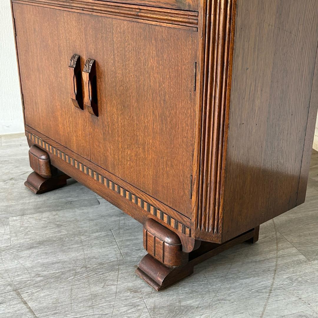 イギリス アンティーク　家具 ブックケース キャビネット 1930年頃 487A