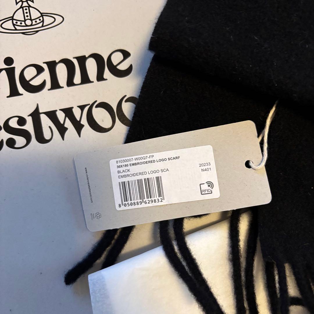 Vivienne Westwood ブラック マフラー