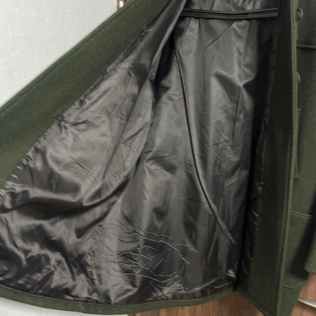 希少サイズ　美品　ショット　ダッフルコート　ビッグサイズ　5XLサイズ　 深緑色