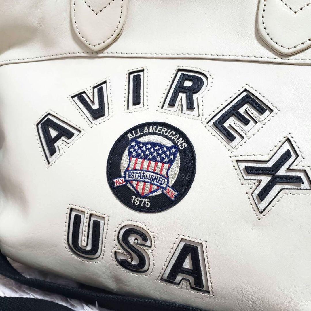 美品希少 AVIREX アヴィレックス ミニ 2way ショルダーハンドバッグ