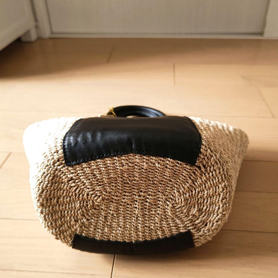 新品！VIOLAd’ORO　アバカレザー切替バッグ