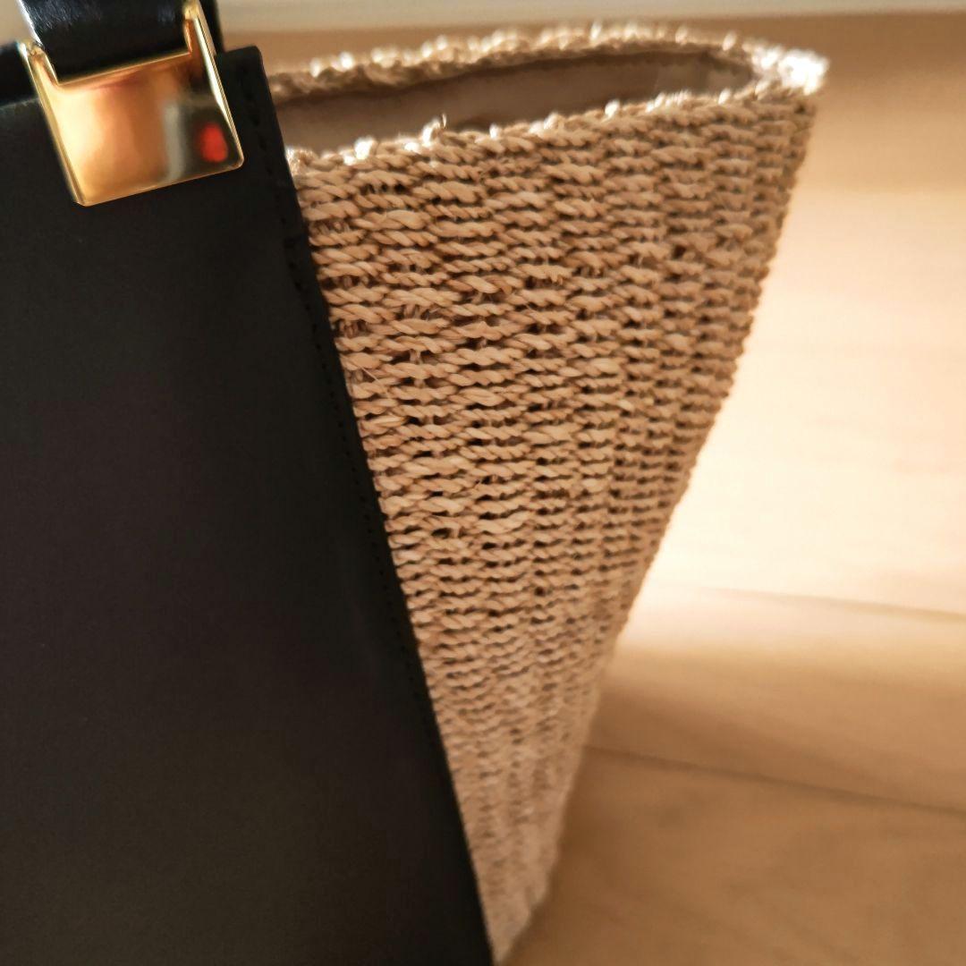 新品！VIOLAd’ORO　アバカレザー切替バッグ