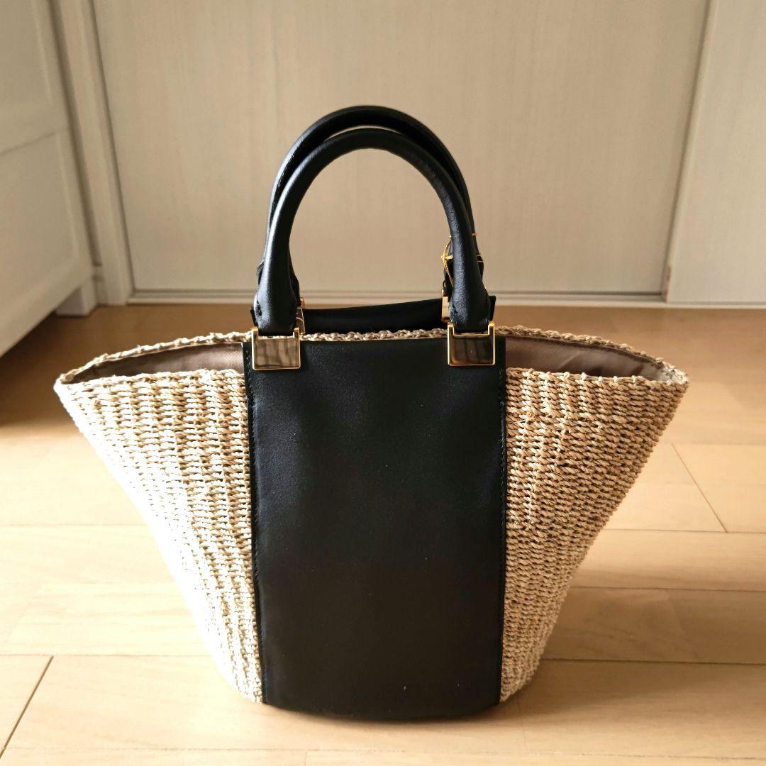 新品！VIOLAd’ORO　アバカレザー切替バッグ