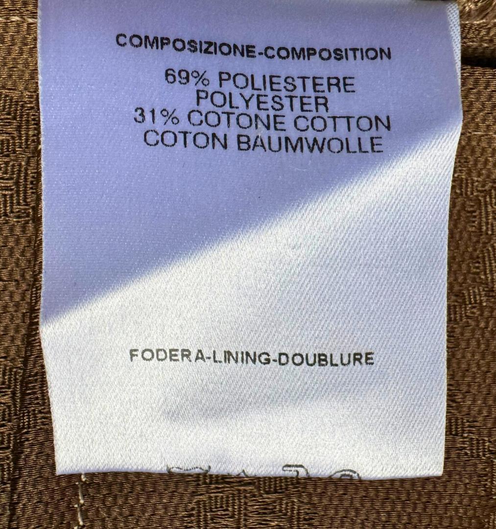 GUCCI レザー トリム付き GG キャンバス ショートパンツ サイズ38