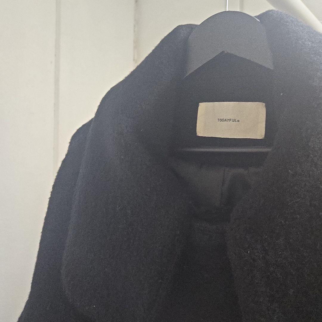 Standcollar Boucle Jacket　ブラック　　36