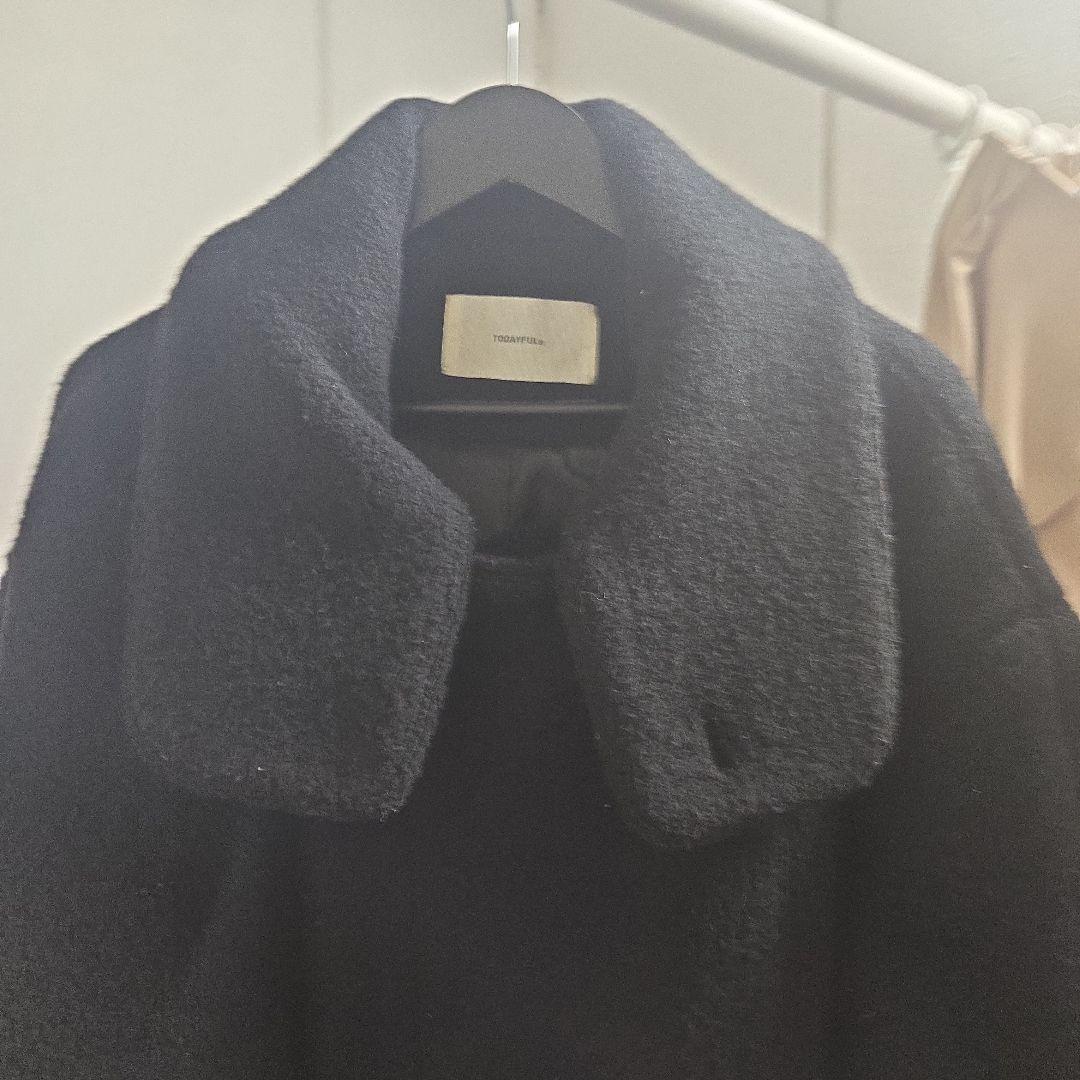 Standcollar Boucle Jacket　ブラック　　36