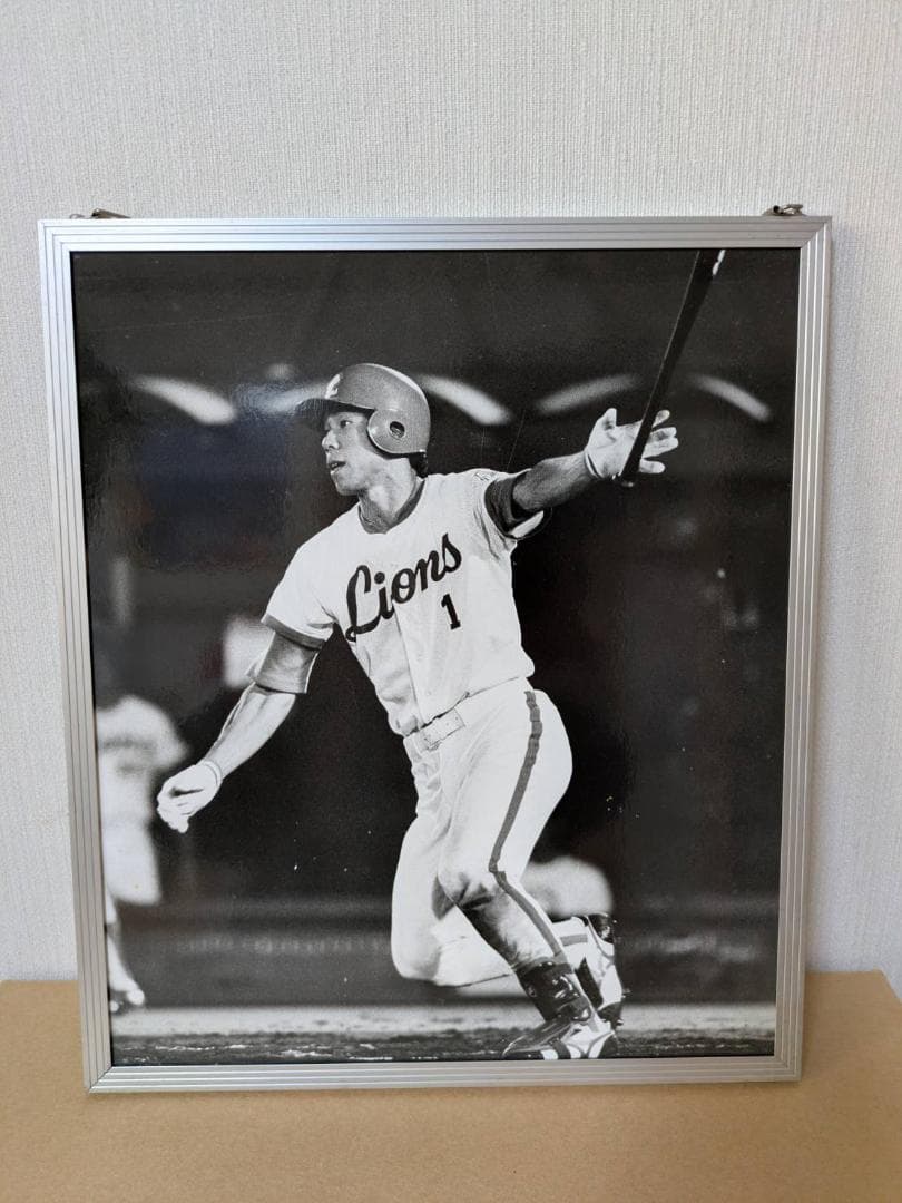 フレーム入り昭和のプロ野球の貴重な写真