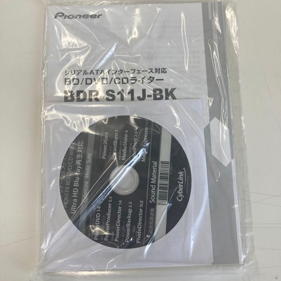 プレーヤー Pioneer Blu-ray Disc Writer BDR-S11J-BK