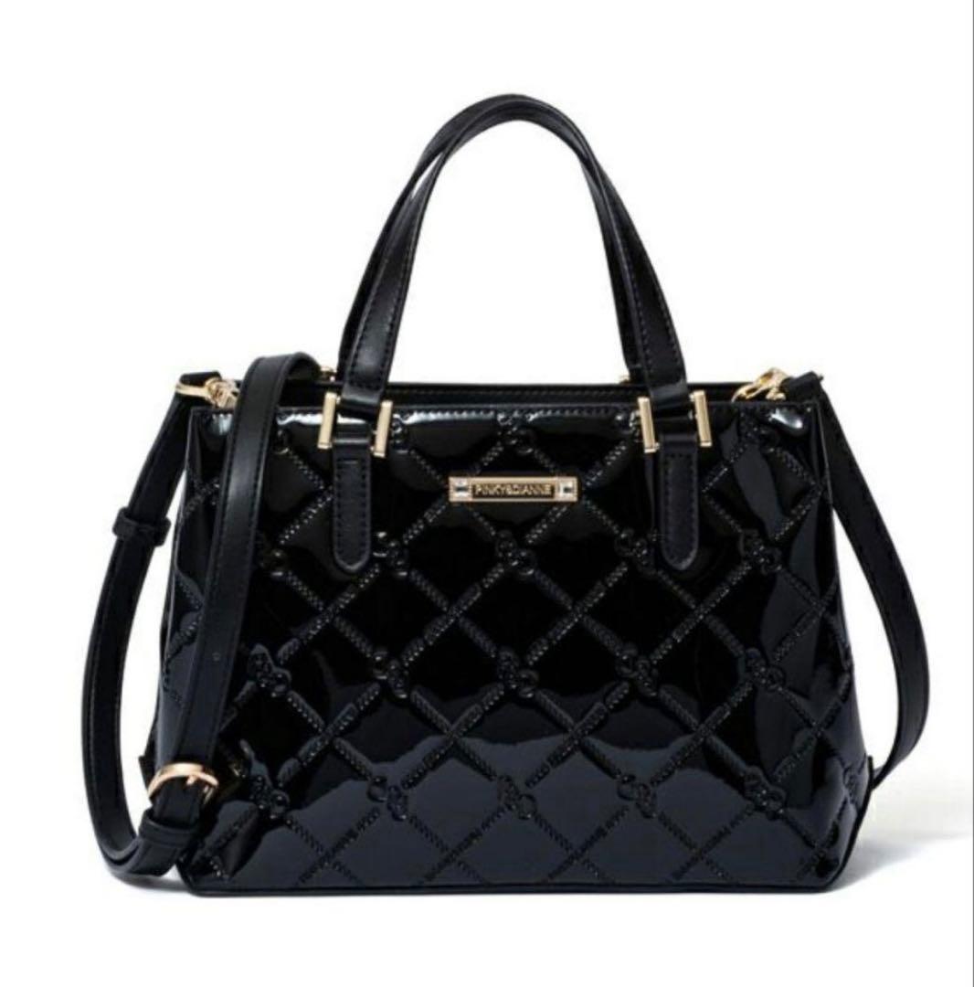 新品ピンキー＆ダイアンハンドバッグレディースコモンエナメルショルダ2wayY2K