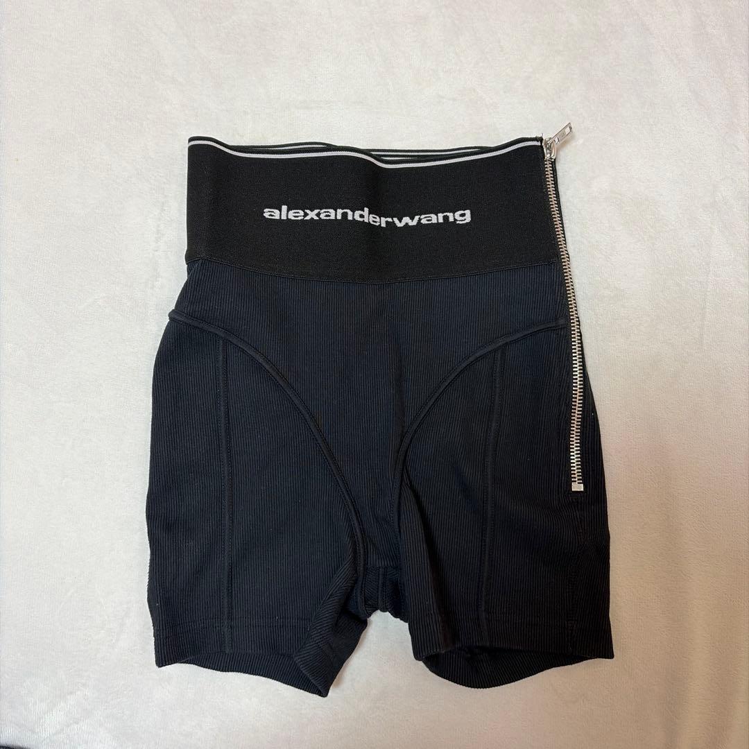 正規品　alexanderwang 黒 XS バイカーショーツ