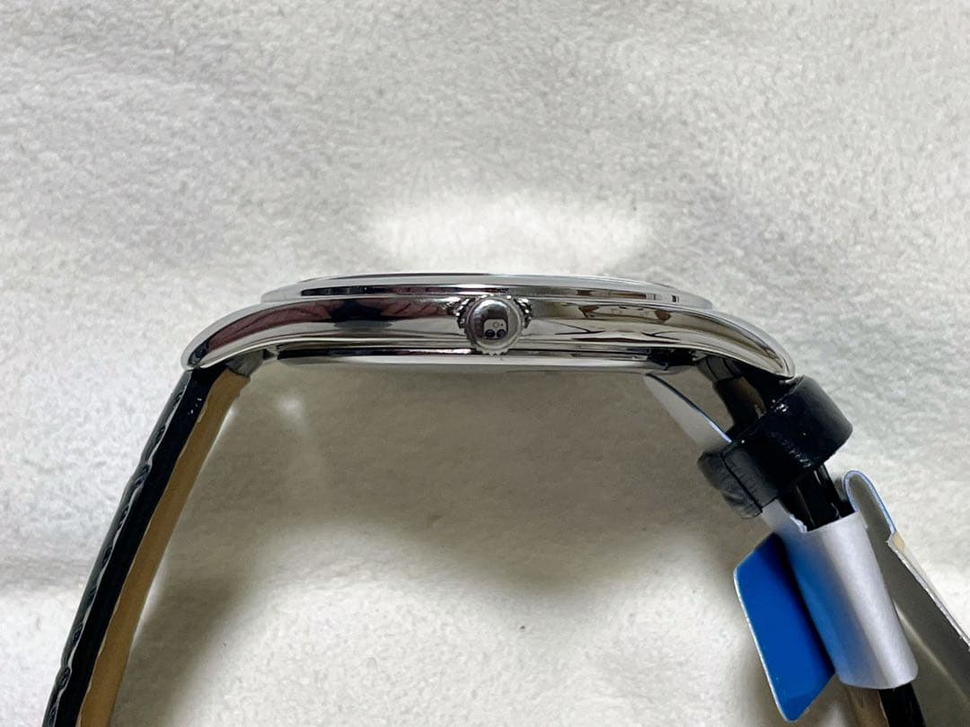 SEIKO SCXP031 シルバー文字盤 レザーベルト