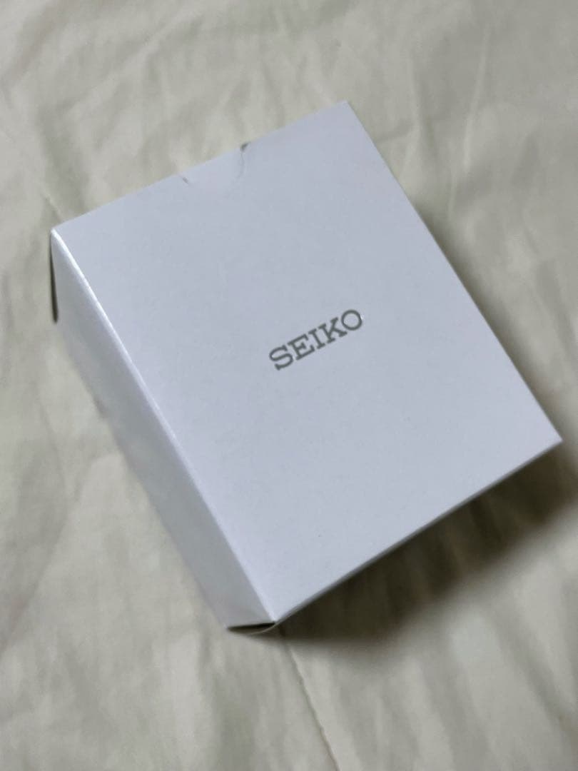 SEIKO SCXP031 シルバー文字盤 レザーベルト