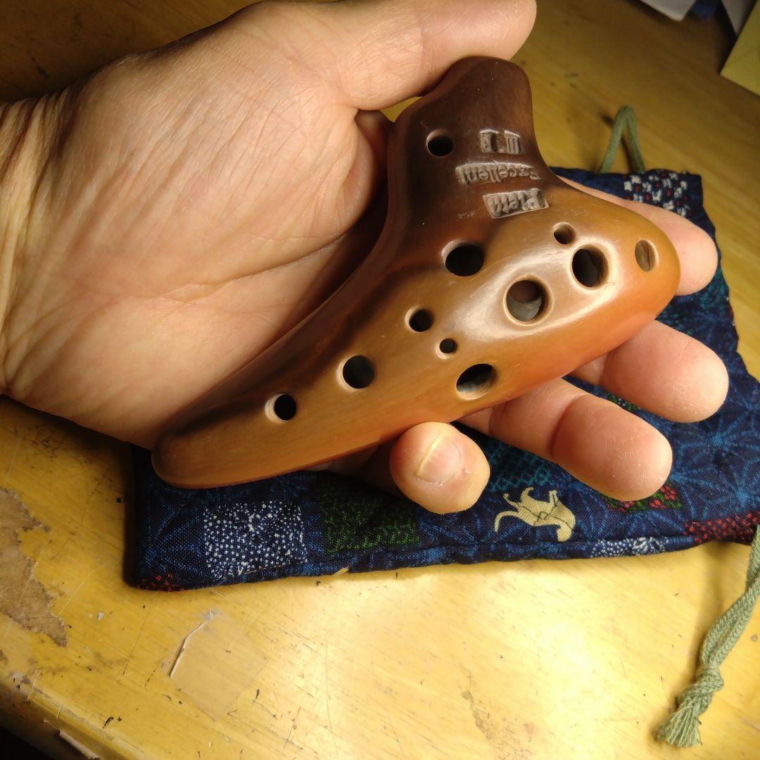 ピエタオカリナソプラノ３Fエクセレント吊り穴付