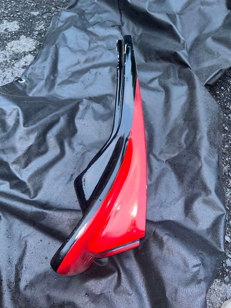 GSX250E ゴキ　テールカウル　リアカウル　スポイラー　赤黒