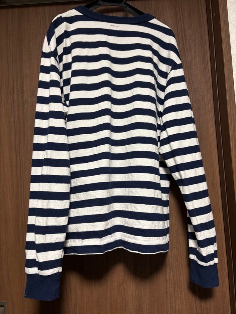 HUMAN MADE ストライプ長袖カットソー ロンT