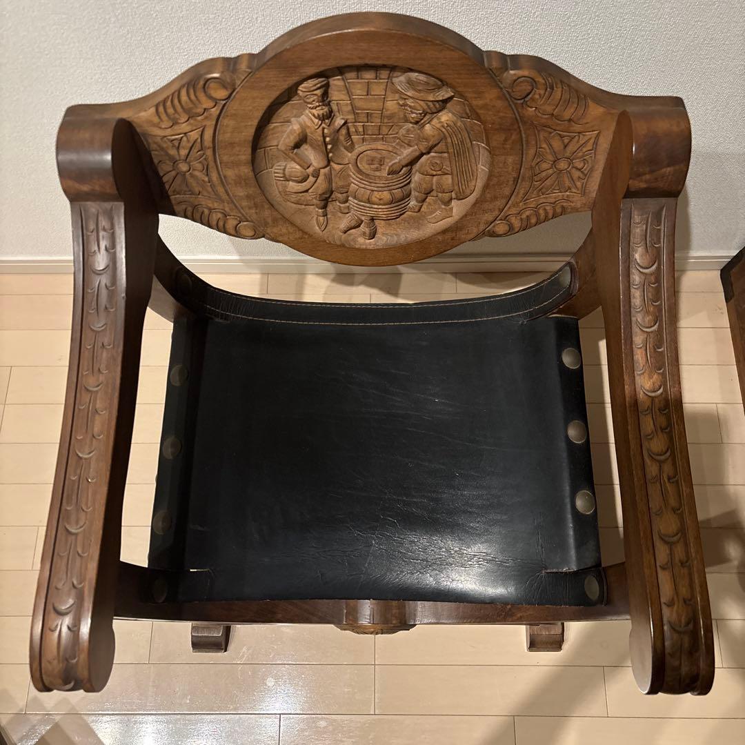 アンティーク家具 ダンテスカチェア サヴォナローラチェア ヴィンテージ