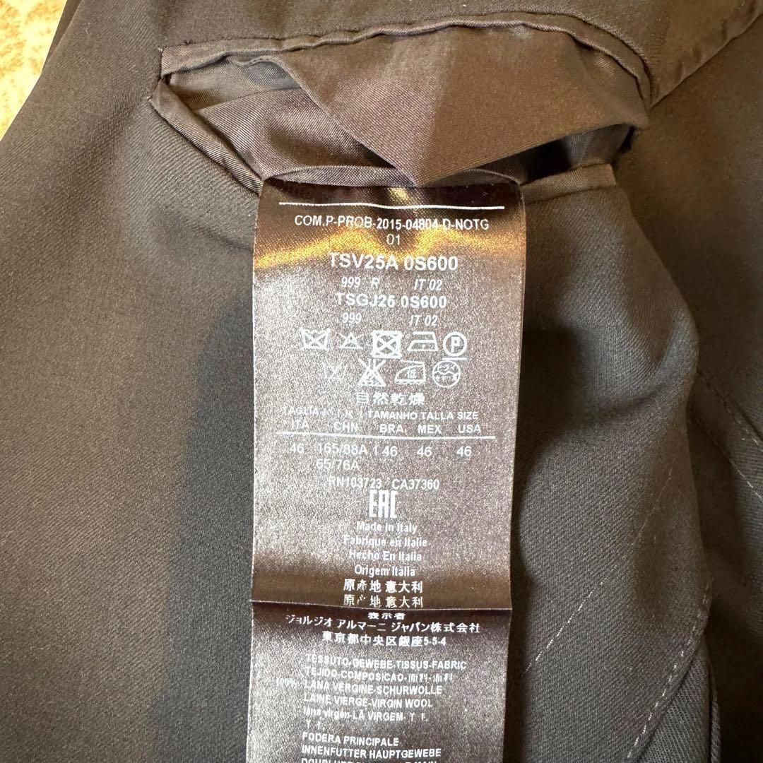 未使用 未処理 GIORGIO ARMANI TOKYO ブラックスーツ