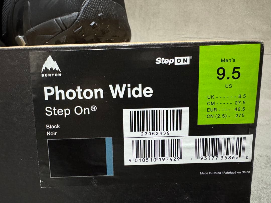 Burton フォトン BOAブーツ Step On 27.5cm US9.5