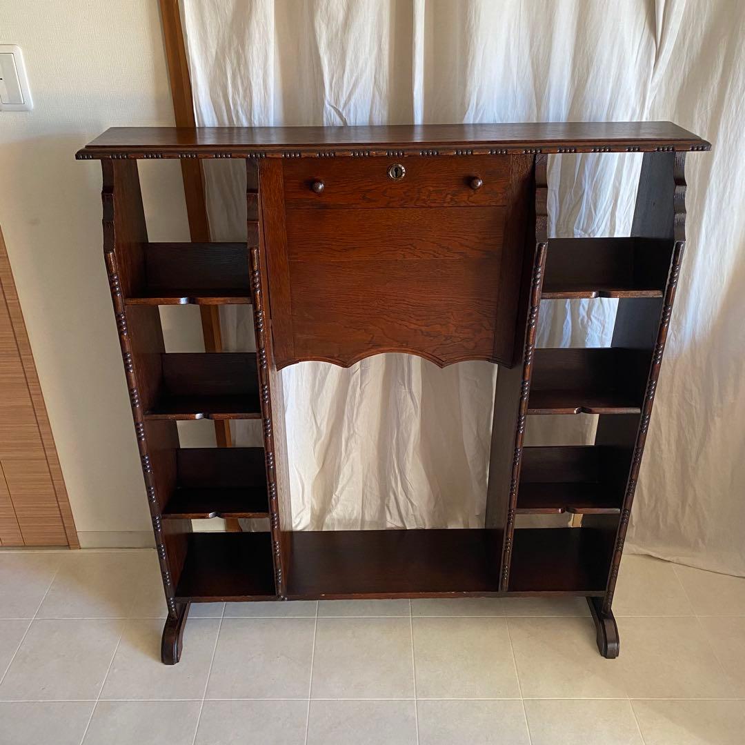 英国　イギリス家具　アンティーク　ライティングビューロー　ブックデスク　北欧　机