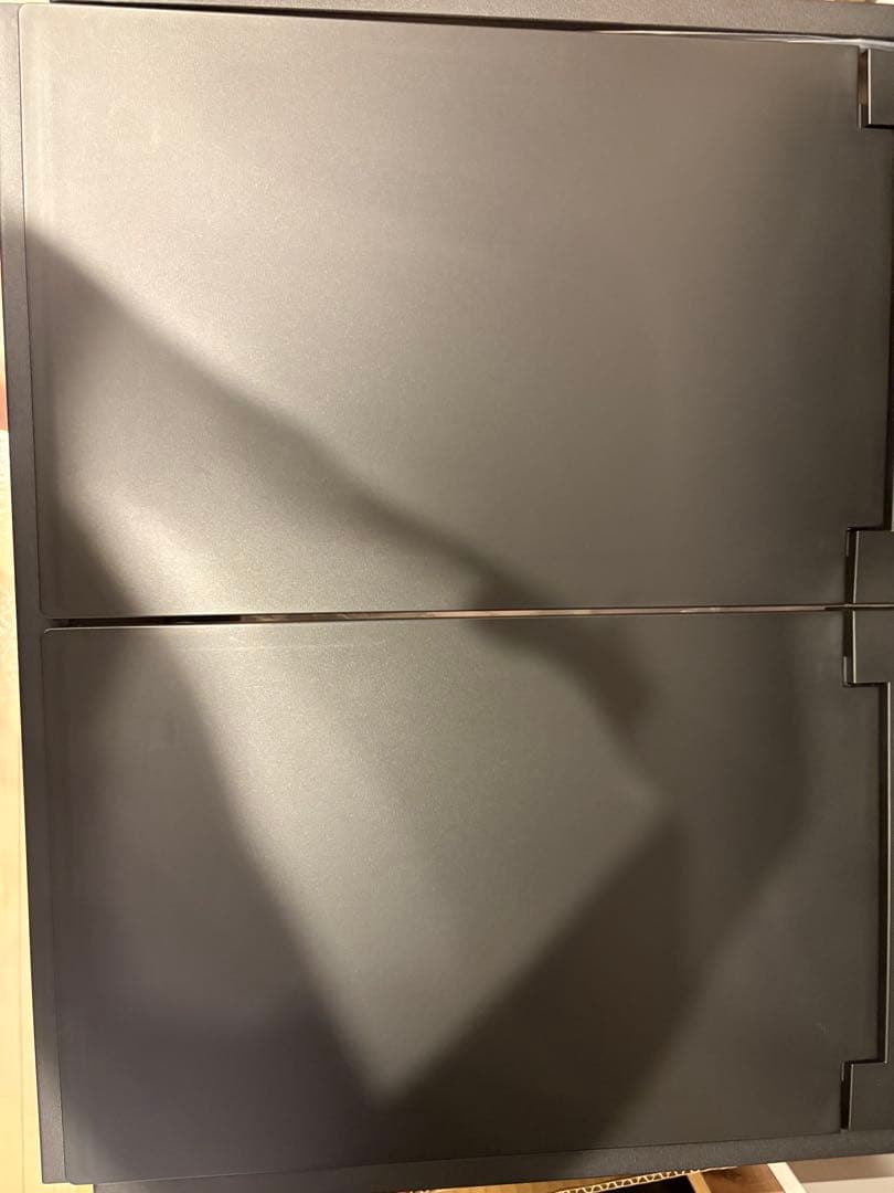 tower 45L分別ゴミ箱 ブラック キャスター蓋付き　山崎実業