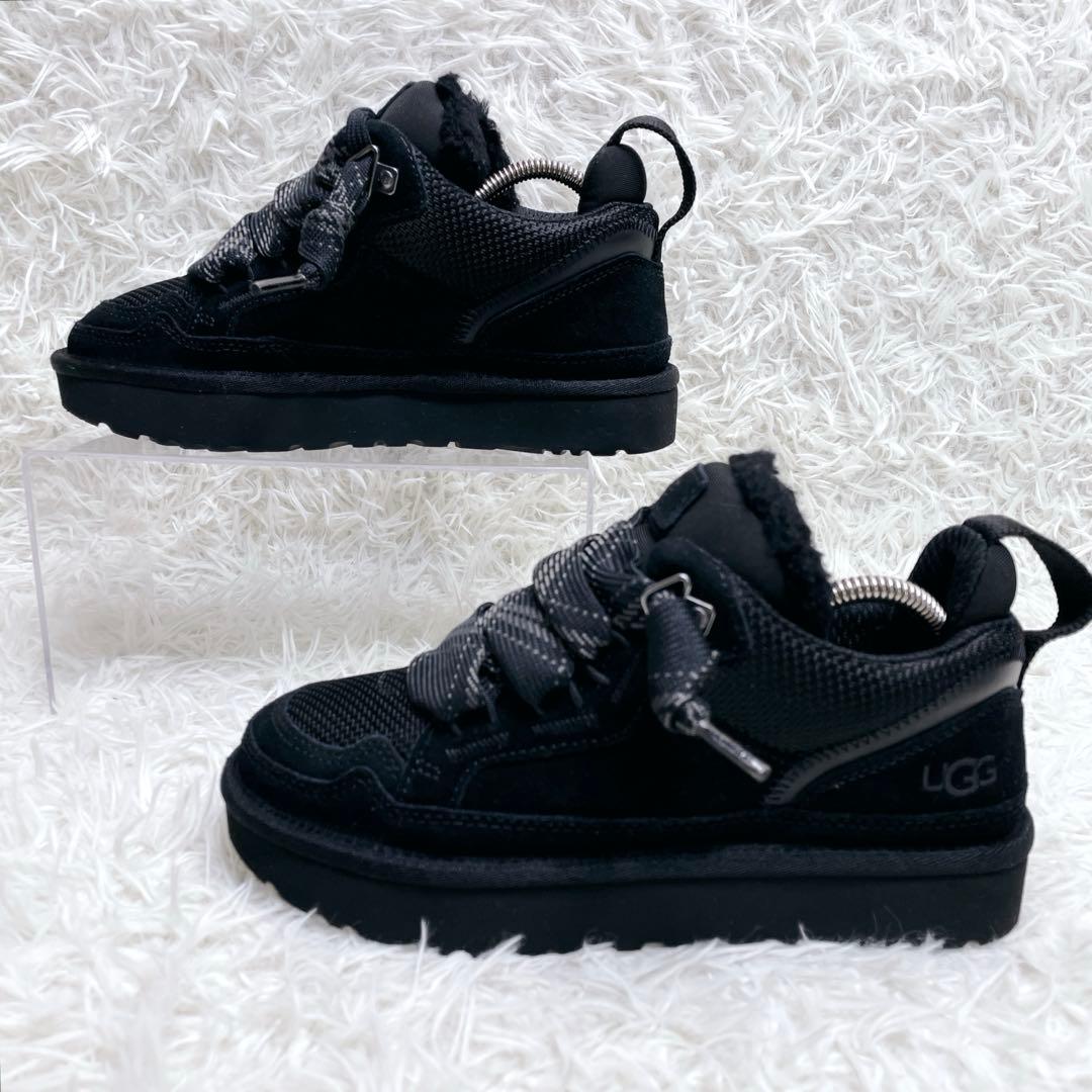 極美品✨ UGG アグ ローメル スニーカー 23cm ブラック スウェード