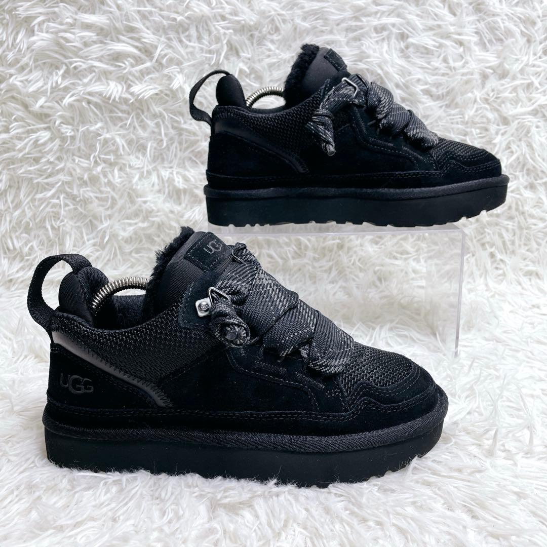 極美品✨ UGG アグ ローメル スニーカー 23cm ブラック スウェード