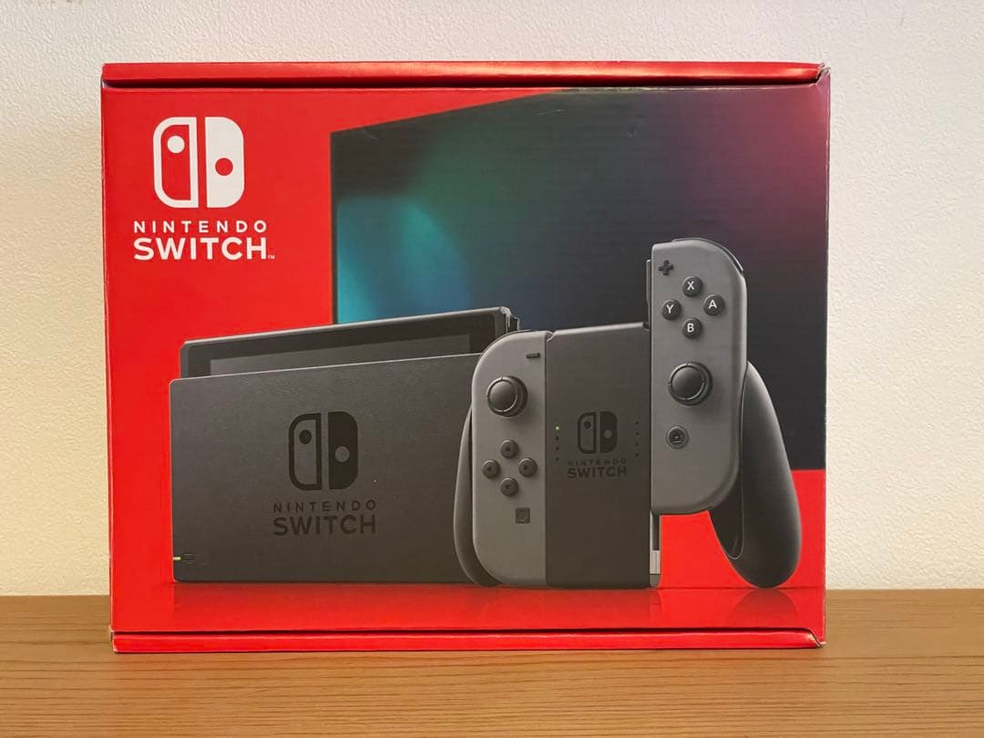 保証付き　Nintendo Switch グレー 本体 新品同様！