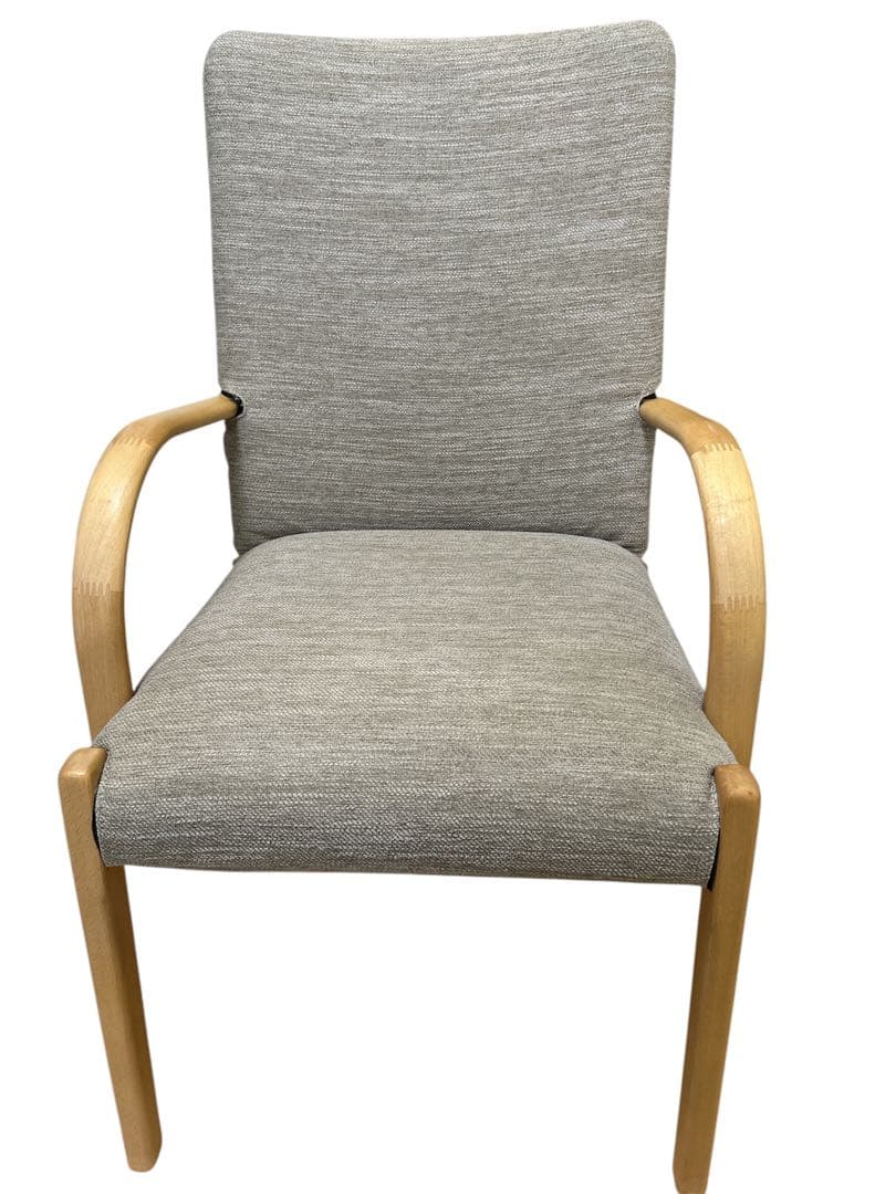 【極美品】ニトリ Nコレクション C-10 ダイニングチェア 肘付き ナチュラル