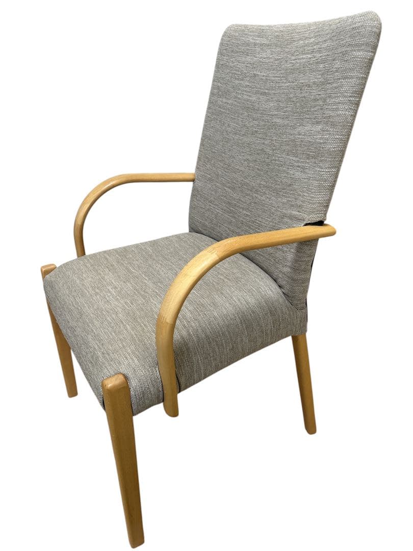 【極美品】ニトリ Nコレクション C-10 ダイニングチェア 肘付き ナチュラル