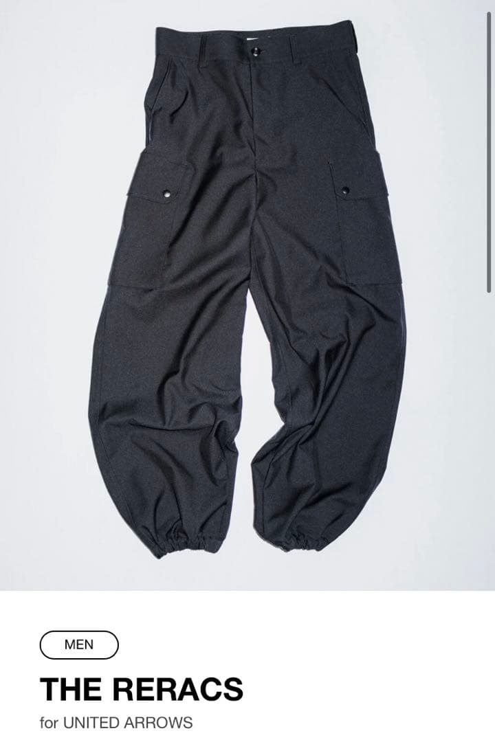 THE RERACS UA別注/CARGO PANTS/ブラック/46