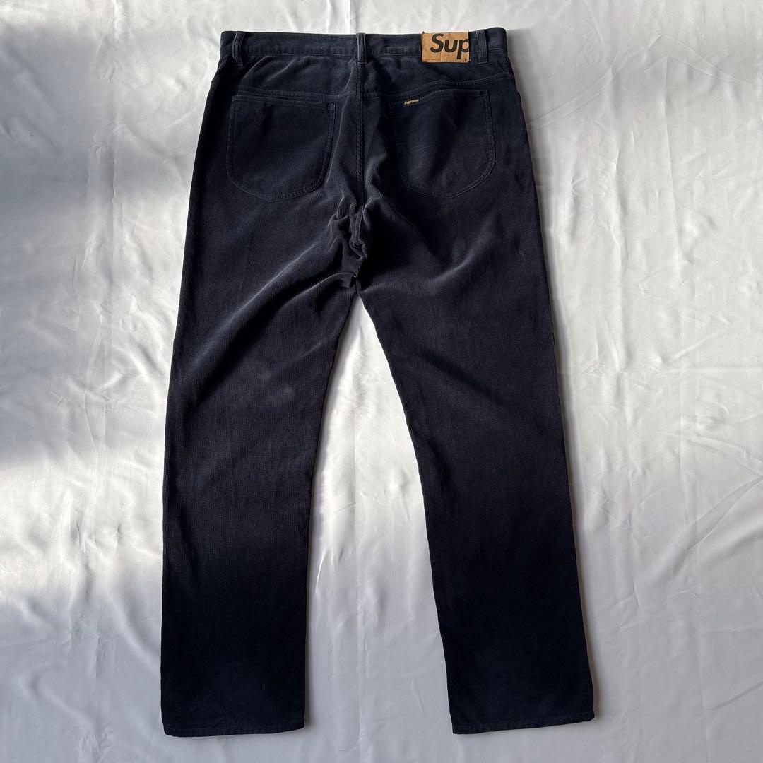SUPREME シュプリーム コーデュロイパンツ パープル 34
