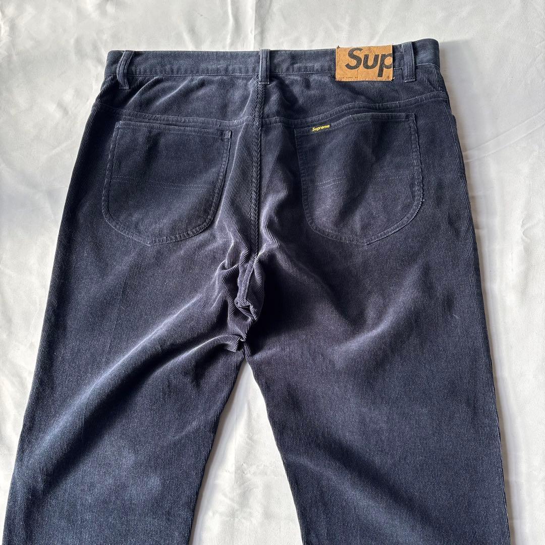 SUPREME シュプリーム コーデュロイパンツ パープル 34