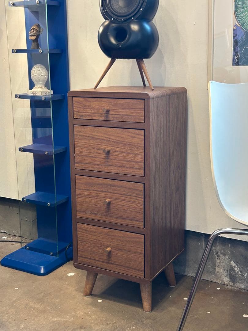 ミッドセンチュリーテイスト4段チェスト【monoroom町田】