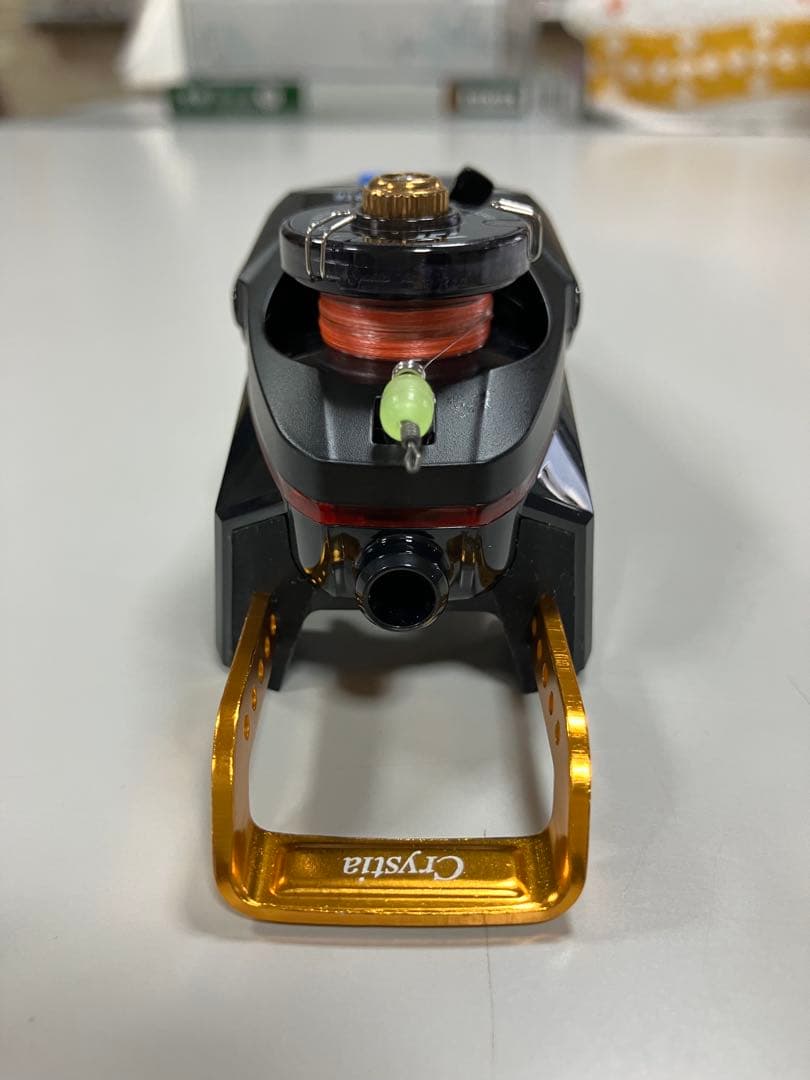 未使用　ワカサギ電動リール　クリスティア CRS ライン.ふんばるレッグ他
