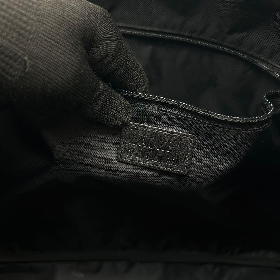 未使用級　ローレンラルフローレン　ガーメントケース付き　ボストンバッグ　2way