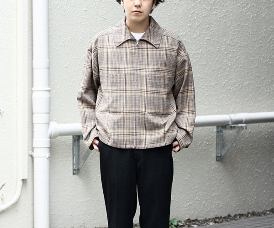 auralee オーラリー　19aw チェック　ブルゾン