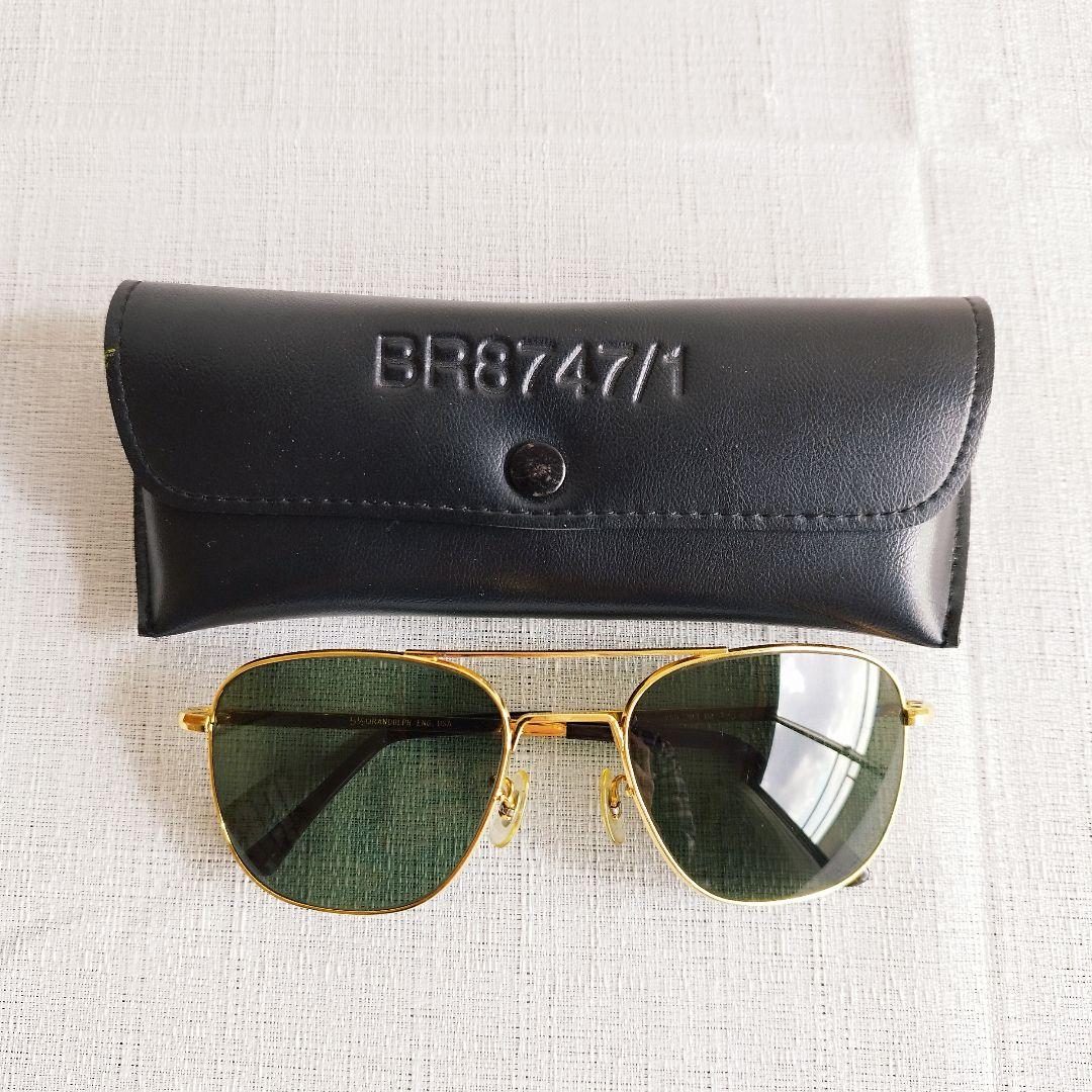 希少✨ランドルフ　サングラス　5 1/2 ENG USA ゴールド ビンテージ