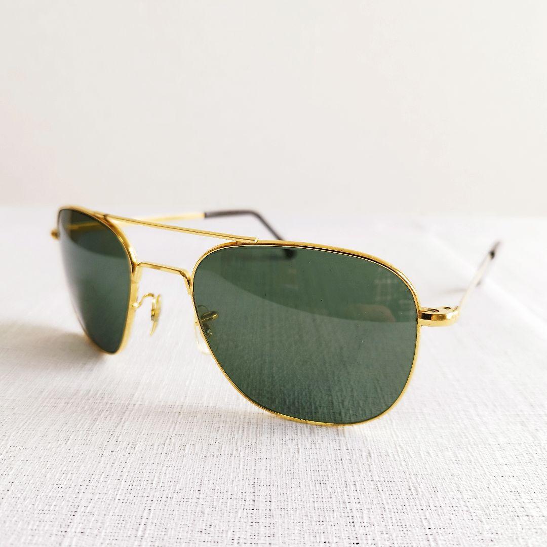 希少✨ランドルフ　サングラス　5 1/2 ENG USA ゴールド ビンテージ