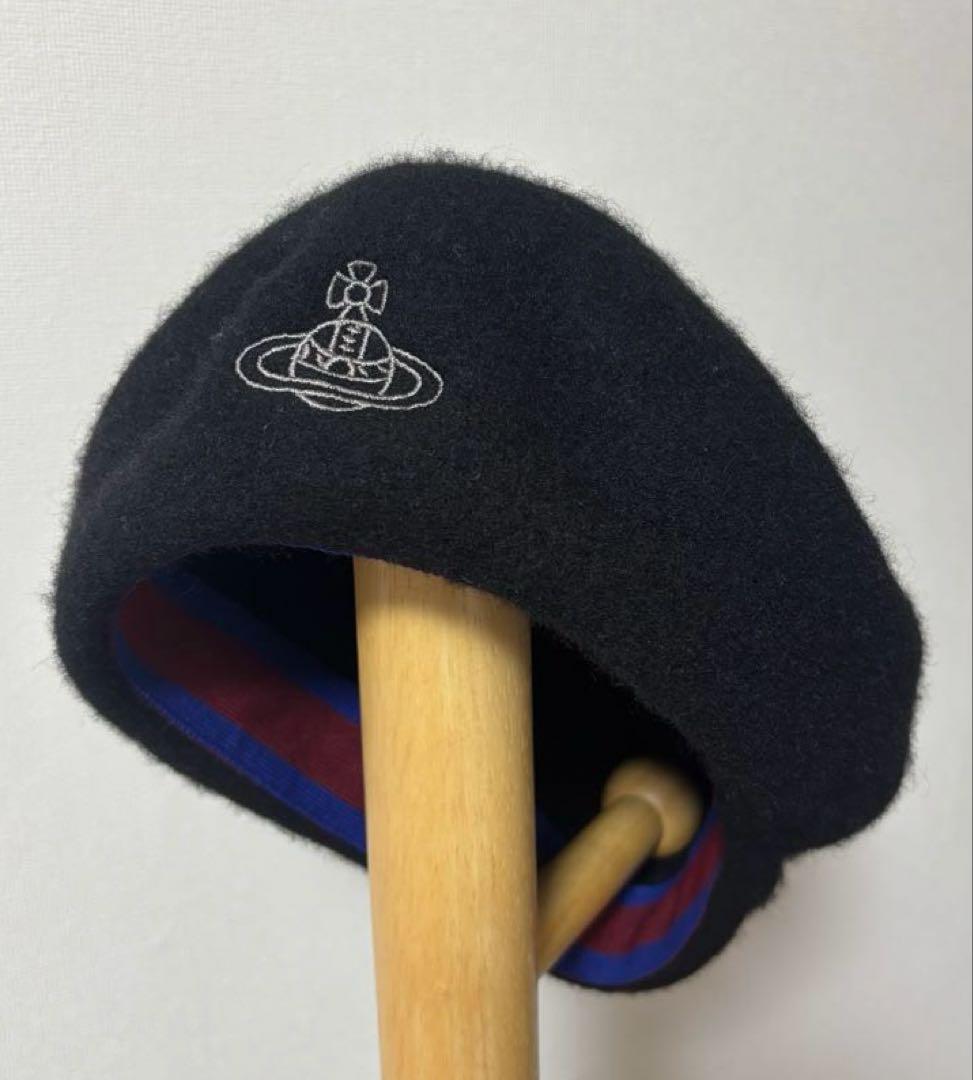 Vivienne Westwood 刺繍　ベレー帽