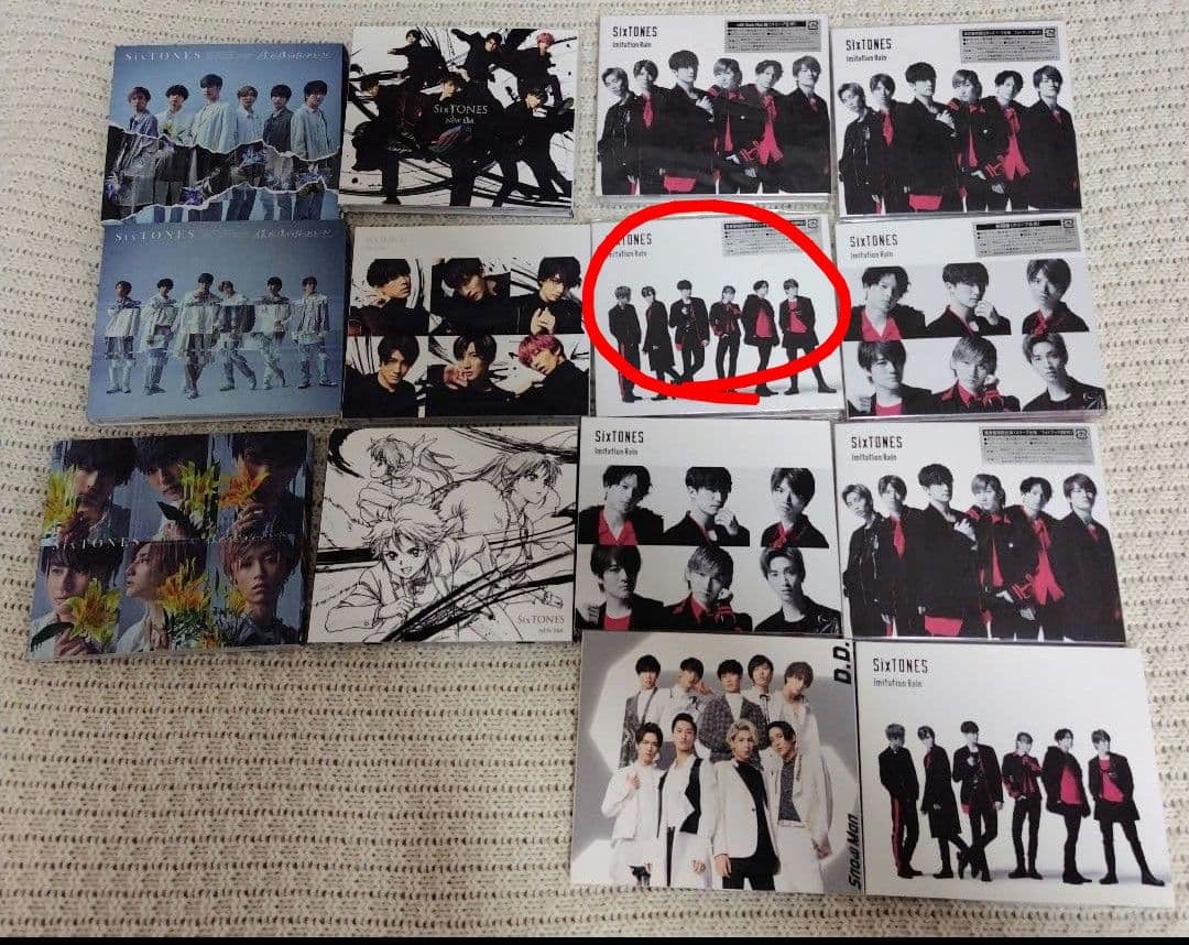 SixTONES　シングルCDまとめ売り/初回盤/期間限定盤/通常盤初回仕様