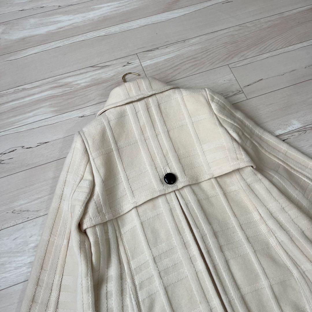 BURBERRY BLUE LABEL ロングコート　シャドーチェック　Aライン