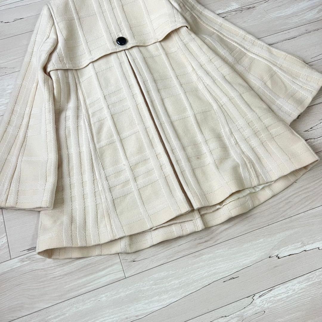 BURBERRY BLUE LABEL ロングコート　シャドーチェック　Aライン