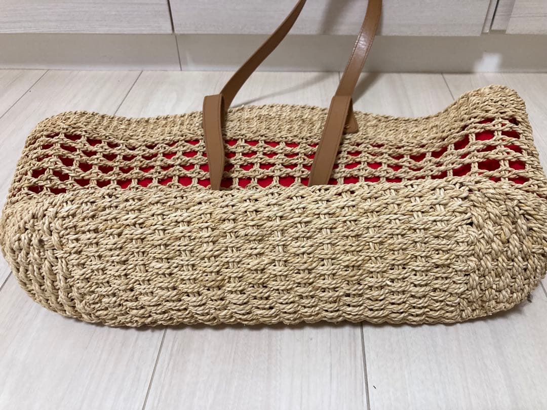 美品　TORY BURCH トリーバーチ　カゴバッグ　トートバッグ