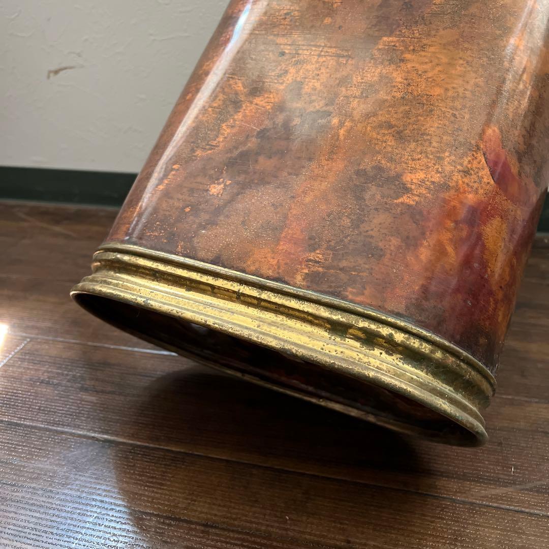 k363r120 イタリア製 ブロンズ アンブレラスタンド 傘立て copper